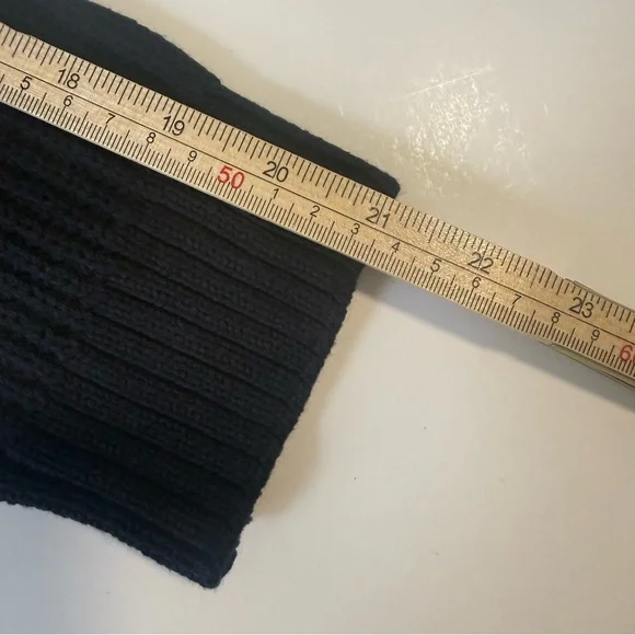 J. Jill Navy Blue Cotton Blend Colared Button Down Cardigan Size L Tall - Picture 2 of 7